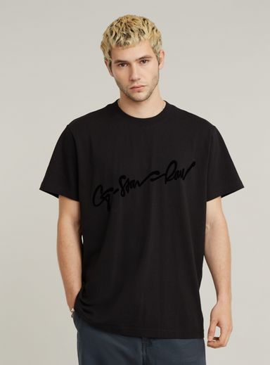 Camiseta Flock G-Script Loose
